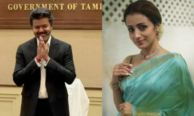 ‘സ്നേഹം ഉച്ചത്തിലുള്ളതാണ്’  : വിജയിയുടെ സത്യപ്രതിജ്ഞയ്ക്ക് പിന്നാലെ തൃഷയുടെ ഇൻസ്റ്റാഗ്രാം പോസ്റ്റ്