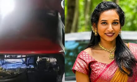 കാറിന് തീപിടിച്ച് ഗർഭിണി മരിച്ച സംഭവത്തിൽ വൻ വഴിത്തിരിവ്; ഷോര്‍ട്ട് സര്‍ക്യൂട്ടല്ല, ഇന്ധന ടാങ്കിന്റെ തകരാറുമല്ല… കാറിനുള്ളിലും മൃതദേഹത്തിലും പെട്രോൾ; കന്നാസുമായി പോയ സ്ത്രീ ആര്? തീപിടിത്തം ആസൂത്രിതമെന്ന് പൊലീസ്