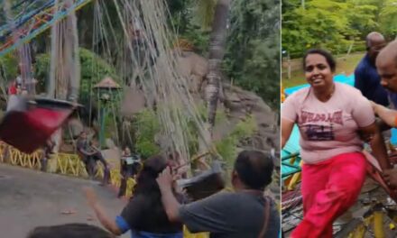 തിരുവനന്തപുരത്ത് അമ്യൂസ്‌മെന്റ് പാര്‍ക്കിലെ റൈഡര്‍ പൊട്ടി വീണു; 5 പേർക്കു പരുക്ക്