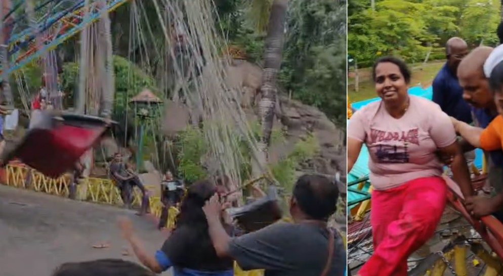 തിരുവനന്തപുരത്ത് അമ്യൂസ്‌മെന്റ് പാര്‍ക്കിലെ റൈഡര്‍ പൊട്ടി വീണു; 5 പേർക്കു പരുക്ക്