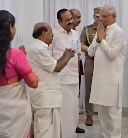 ജി. സുധാകരൻ പ്രോട്ടേം സ്പീക്കറായി സത്യപ്രതിജ്ഞ ചെയ്തു
