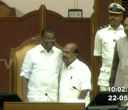 തിരുവഞ്ചൂർ കേരള നിയമസഭാ സ്പീക്കർ