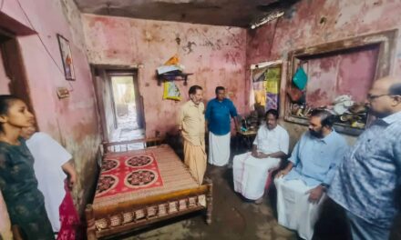 ഇ.ഡിയെ ആക്രമിച്ച കേസില്‍ റിമാന്‍ഡിലായ സഖാവിന്റെ വീട് സന്ദര്‍ശിച്ച ഫോട്ടോ പങ്കുവച്ച് വി. ശിവന്‍കുട്ടി; ഫേസ്ബുക്ക് കുറിപ്പിന് താഴെ കടുത്ത വിമര്‍ശനങ്ങൾ!.