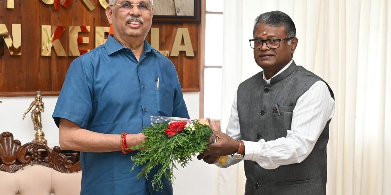 സെനറ്റ് നോമിനേഷൻ വിവാദത്തിനിടെ ഗവർണറെ സന്ദർശിച്ച് എം ജി വിസി