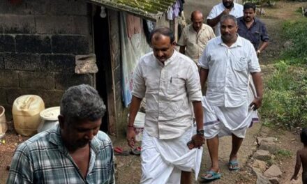 കുഴിമറ്റം മലവേടൻ കോളനിയുടെ ദുരിതങ്ങളിലേക്ക് സ്ഥലം എം എൽ എ യായ സ്പീക്കർ തിരുവഞ്ചൂർ രാധാകൃഷ്ണൻ്റെ ശ്രദ്ധ ക്ഷണിച്ച് ബിജെപി നേതാവ് ലിജിൻലാൽ