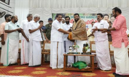 റബർ ബോർഡ് ചെയർമാൻ എൻ ഹരിക്ക് ജന്മനാടായ ആനിക്കാടിന്റെ ആദരം,മന്ത്രി അഡ്വ. മോൻസ് ജോസഫ് ഉദ്ഘാടനം ചെയ്തു.