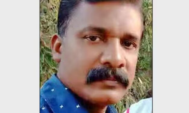 കോട്ടയത്ത് ദമ്പതികൾ സഞ്ചരിച്ച ബൈക്കിൽ നിയന്ത്രണം വിട്ട കാറിടിച്ച് ഭർത്താവ് മരിച്ചു