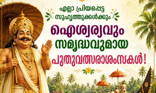 ഇന്ന് ചിങ്ങം ഒന്ന്:  എല്ലാ വായനക്കാര്‍ക്കും സൂര്യന്യൂസ് ലൈവിന്റെ ആശംസകള്‍