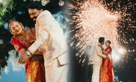 ‘എന്റെ ഏറ്റവും അടുത്ത സുഹൃത്ത്, ഇപ്പോൾ എന്റെ ഭാര്യ’; 20-ാം വയസിൽ കണ്ടുമുട്ടി, 30-ൽ വിവാഹം”; സ്വപ്നതുല്യമായ വിവാഹ ചിത്രങ്ങളുമായി നിമിഷ് രവി